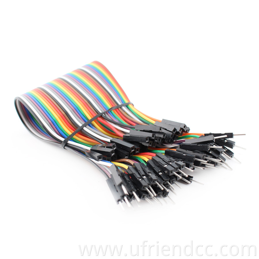 Custom 40PIN Female to Female Male Dupont Line Breadboard GPIO Cables Jumper Wire cable